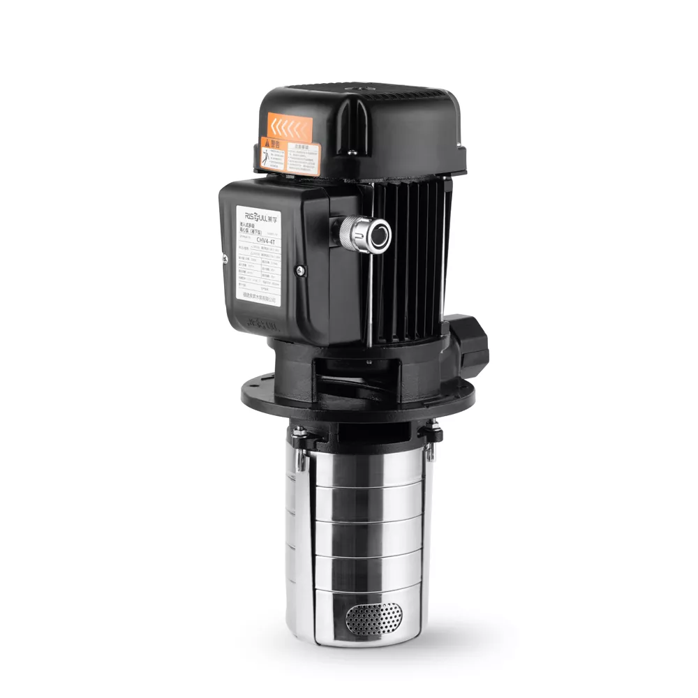 Risefull High Pressure Electric Pump Commercial Use Rated Flow 2M³/h Immersible Stainless Steel Vertical Multistage